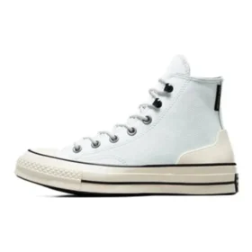 Chuck 70 High Leather ”Vitbeige”