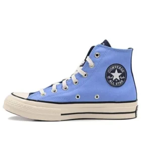 Chuck 70 High Letterman ”Lt. Blue Navy Egret”