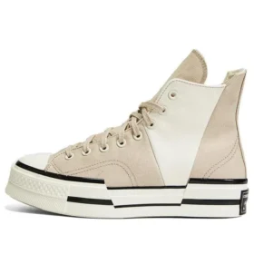 Chuck 70 High Plus ”Logo Collage – Beach Stone”