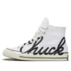 Chuck 70 High ”Scripted Signature Print – White Egret”