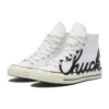 Chuck 70 High ”Scripted Signature Print – White Egret”