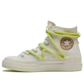 Chuck 70 High Skosnören ”White Green”