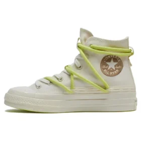 Chuck 70 High Skosnören ”White Green”