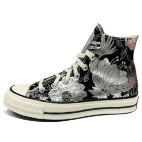 Chuck 70 High ”Vintage Floral – Black Silver”
