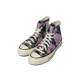 Chuck 70 High ”Vintage Floral – Midnight Pink Glaze”