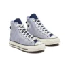 Chuck 70 High ”Washed Indigo Hickory Stripes”