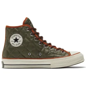 Chuck 70 High ”Workwear Quilting – Green Brown”
