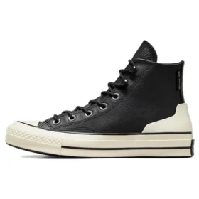 Chuck 70 Leather High ”Black Egret”