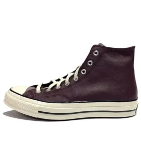 Chuck 70 Leather High ”Colorblock – Black Currant”