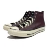 Chuck 70 Leather High ”Colorblock – Black Currant”