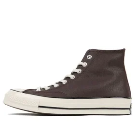 Chuck 70 Leather High ”Colorblock – Dark Root Brown”