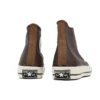 Chuck 70 Leather High ”Colorblock – Dark Root Brown”