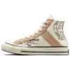 Chuck 70 Leather Overlay High ”Egret Champagne Tan”