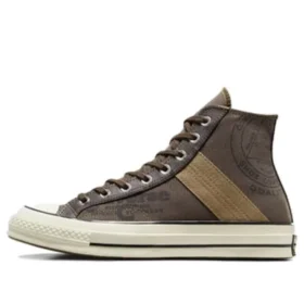 Chuck 70 Leather Overlay High ”Engine Smoke”