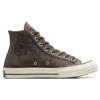 Chuck 70 Leather Overlay High ”Engine Smoke”