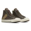 Chuck 70 Leather Overlay High ”Engine Smoke”
