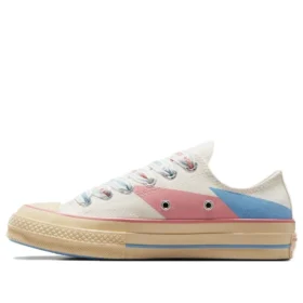 Chuck 70 Low ”Beige Pink Blue Abstract”