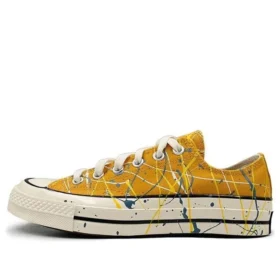 Chuck 70 Low ”Paint Splatter – Sunflower Gold”