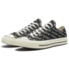 Chuck 70 Low ”Scripted Signature Print – Black Egret”