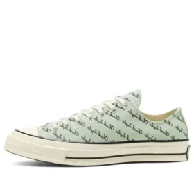 Chuck 70 Low ”Scripted Signature Print – Green Oxide”