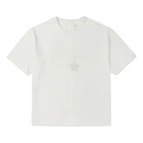 Chuck 70S broderad T-shirt, asiatiska storlekar ”White”