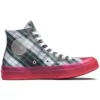Chuck 70s Hi Plaid Translucent Midsole ”Red”