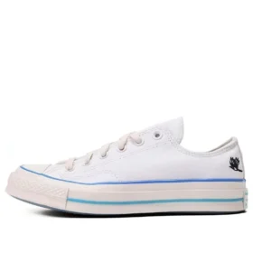 CHUCK 70s OX broderad skata ”Vit”