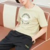 Chuck Patch T-shirt Asiatisk storlek ”Olive Aura”