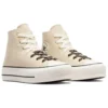 Chuck Taylor All Lift Canvas & Leather ”Beige White”