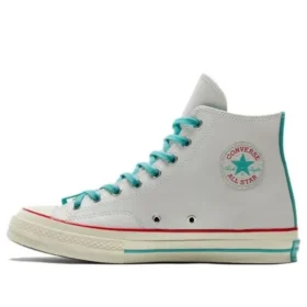 Chuck Taylor All Star 1970-tal ”Vit, blågrön, röd”