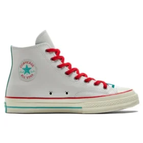 Chuck Taylor All Star 1970-tal ”Vit, blågrön, röd”