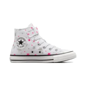 Chuck Taylor All Star 1V High Top ”White Pink Silver”