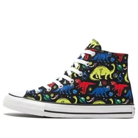 Chuck Taylor All Star Big Dinosaur Svart Flerfärgad