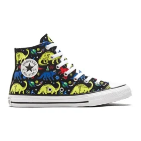 Chuck Taylor All Star Big Dinosaur Svart Flerfärgad
