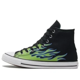 Chuck Taylor All Star ”Black Green Flame”