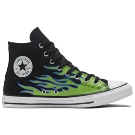 Chuck Taylor All Star ”Black Green Flame”