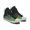Chuck Taylor All Star ”Black Green Flame”