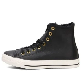 Chuck Taylor All Star ”Black Leather Gold”