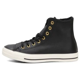Chuck Taylor All Star ”Black Leather Gold”