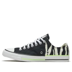 Chuck Taylor All Star ”Black Zebra Print Neon Green”