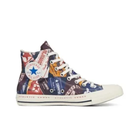 Chuck Taylor All Star Bold Branding High ”Navy Multicolor”