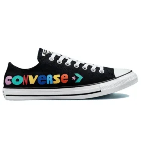 Chuck Taylor All Star Canvas-skor ”Svart Blå Gul”