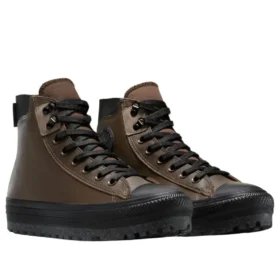 Chuck Taylor All Star City Trek vattentät högskor i läder ”Grounded”