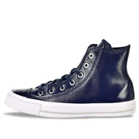 Chuck Taylor All Star Crinkled Patent Leather Hi ”Midnight Navy”
