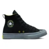 Chuck Taylor All Star CX Fleece Lined High ”Black Lime Twist”