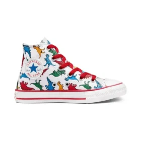 Chuck Taylor All Star Dinosaurs High Top ”White Red”