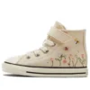 Chuck Taylor All Star Easy-On High ”Broderat blommönster – Naturlig elfenben”