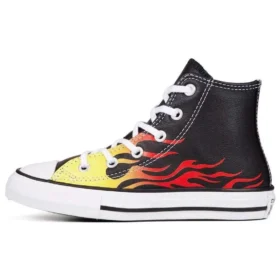 Chuck Taylor All Star Flame Nero Mod ”Black Red”