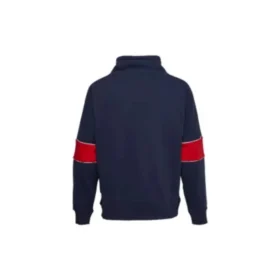 Chuck Taylor All Star Funnel Neck Quarter Zip Crew Sweatshirt Asiatiska storlekar ”Marinblå”
