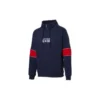 Chuck Taylor All Star Funnel Neck Quarter Zip Crew Sweatshirt Asiatiska storlekar ”Marinblå”